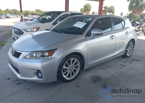2013 Lexus Ct 200H из США, поврежденный, VIN JTHKD5BH1D2159289